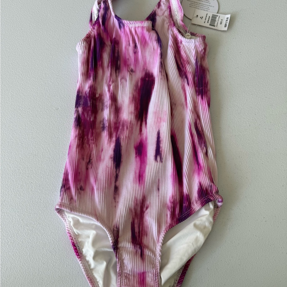 PQ Girls Size 8 Swim Spell Scoop One Piece Pink NWT MSRP $76